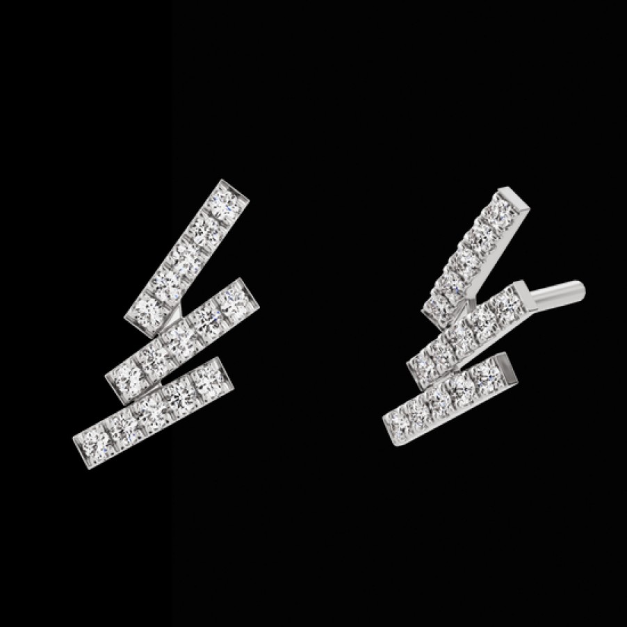 Pendientes Loyal.e Paris | Pendientes Barak Con Diamantes Creados