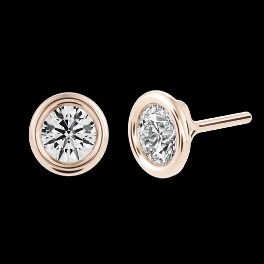 Pendientes Loyal.e Paris | Pendientes Dormilonas Koh Con Diamantes Creados